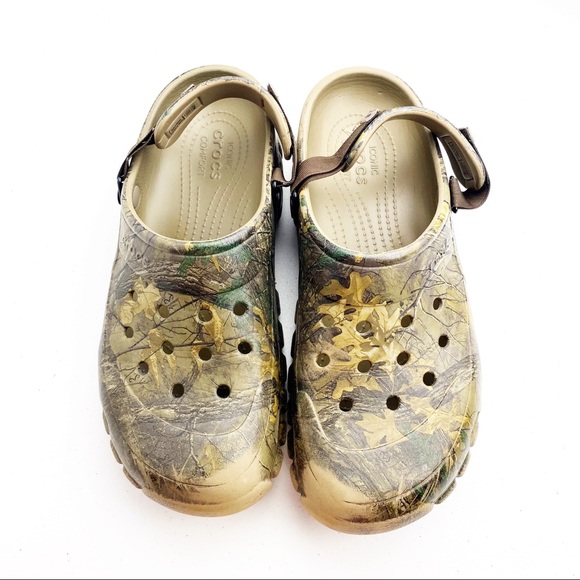 CROCS | Shoes | Camo Crocs With Velcro 